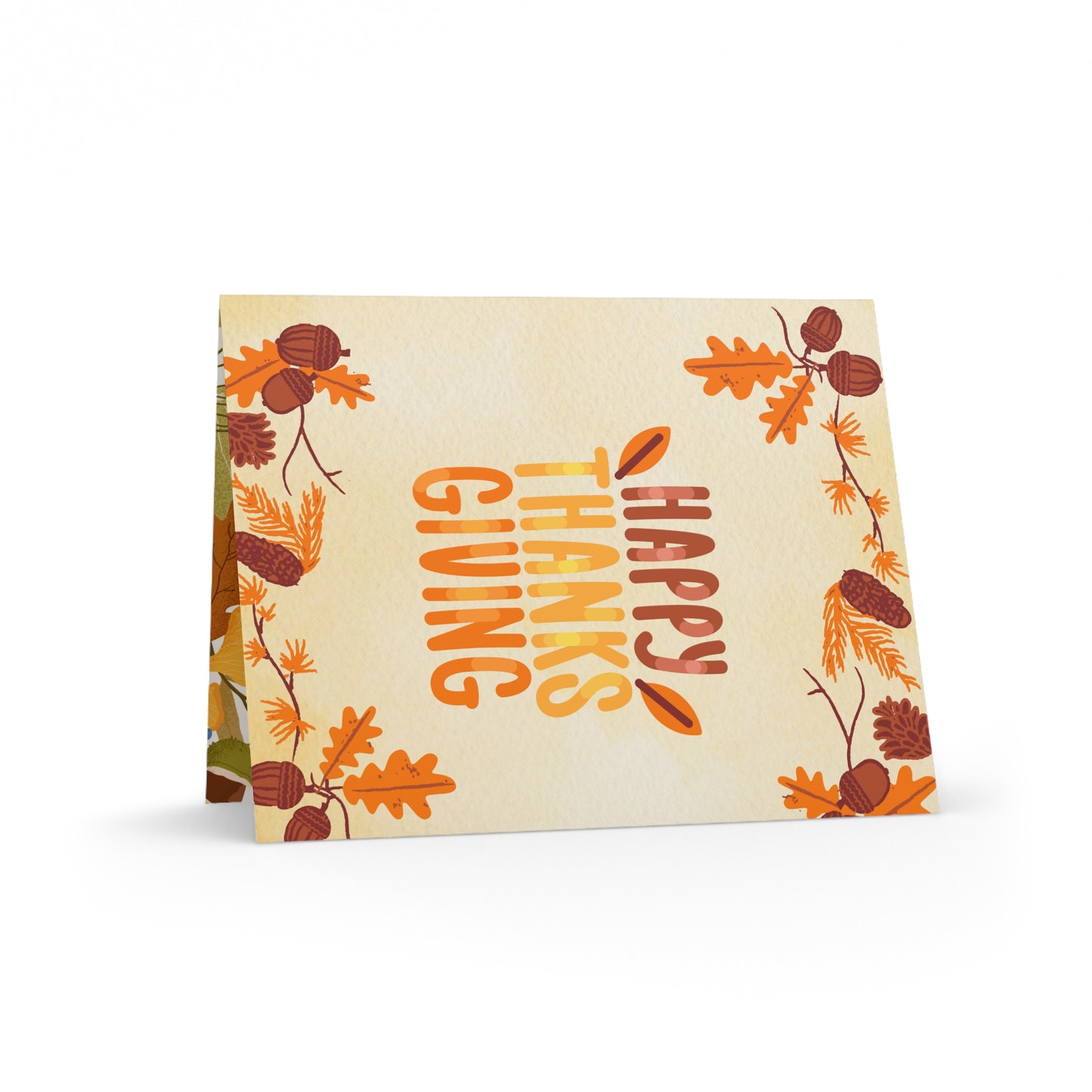Thanksgiving Cards (8, 16, and 24 pcs) - Cool Colorful Warm Vibes Greeting Cards