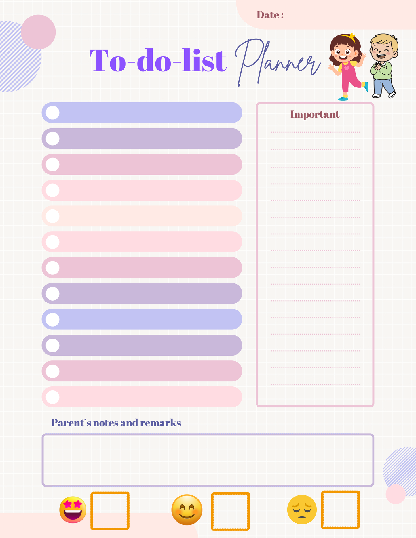 Study and play organizer - Unisex